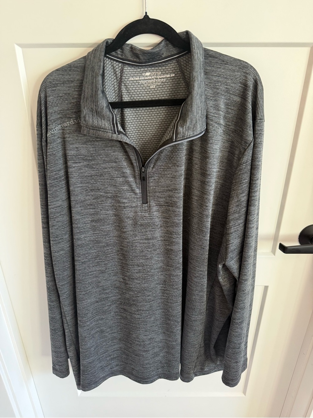 Vineyard Vines OTG On-The-Go Sankaty Quarter Zip Pullover 3XT Performance